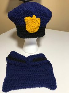 crochet policy baby set